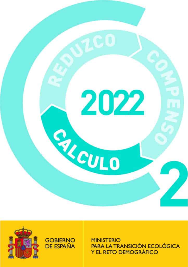 Logo huella de carbono 2022